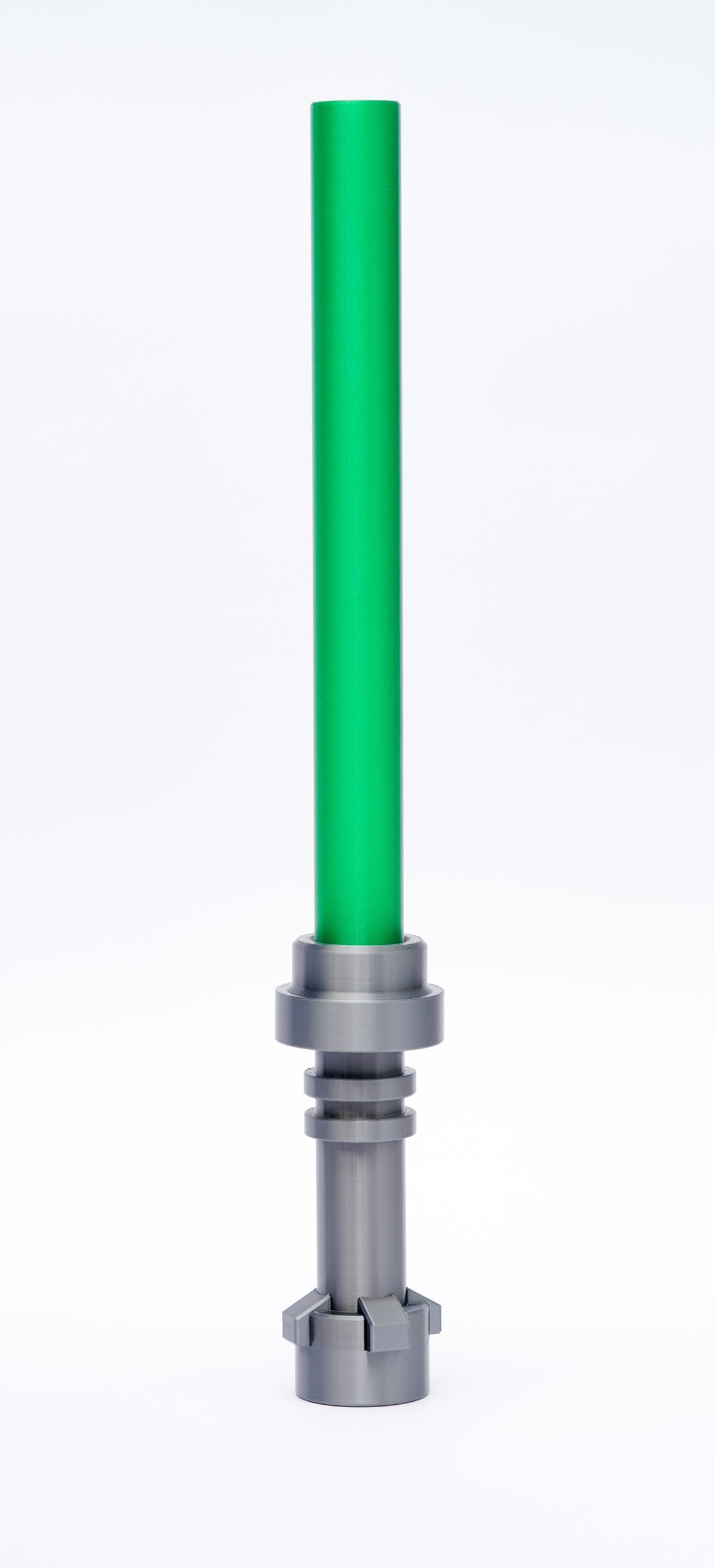 Upsized Laser Sword (Lego inspired) 10x 1000% scale with interchangeable blade: hero stand