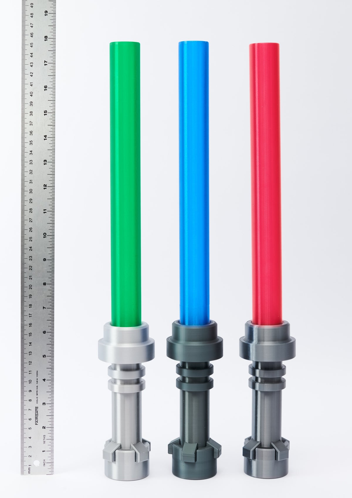Upsized Laser Sword (Lego inspired) 10x 1000% scale with interchangeable blade: hero wall