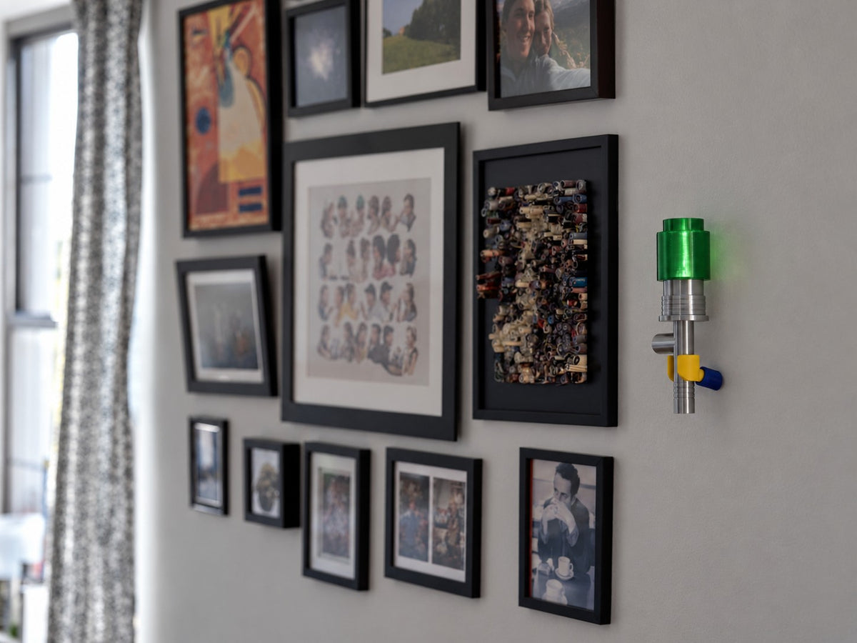 Ray Gun Light Kit 10x – Wall Mount + Brick: lifestyle wall