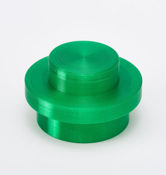 1x1 Round Plate 10x: color green